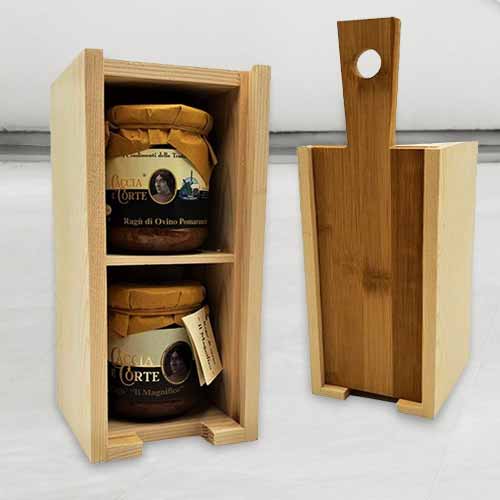 Ragout In Wooden Box-Sympathy Food Gifts Delivered