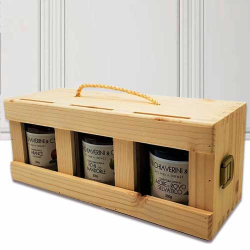 Jams In Wooden Box-Small Thank You Gifts For Friends