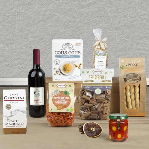 Luxury Vegan Treats Hamper-Elegant Vegan Christmas Hamper Delivery In Florence