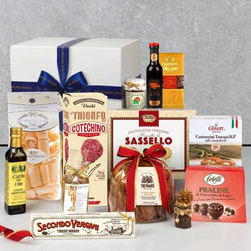 - Festive Holiday Food Gift Basket Delivery In Bologna